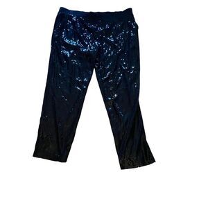 Sanctuary Black Sequin Pants Size XL